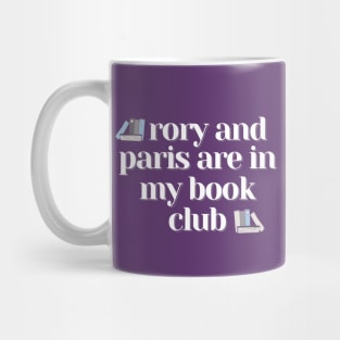 Rory and Paris Book Club with Books Mug